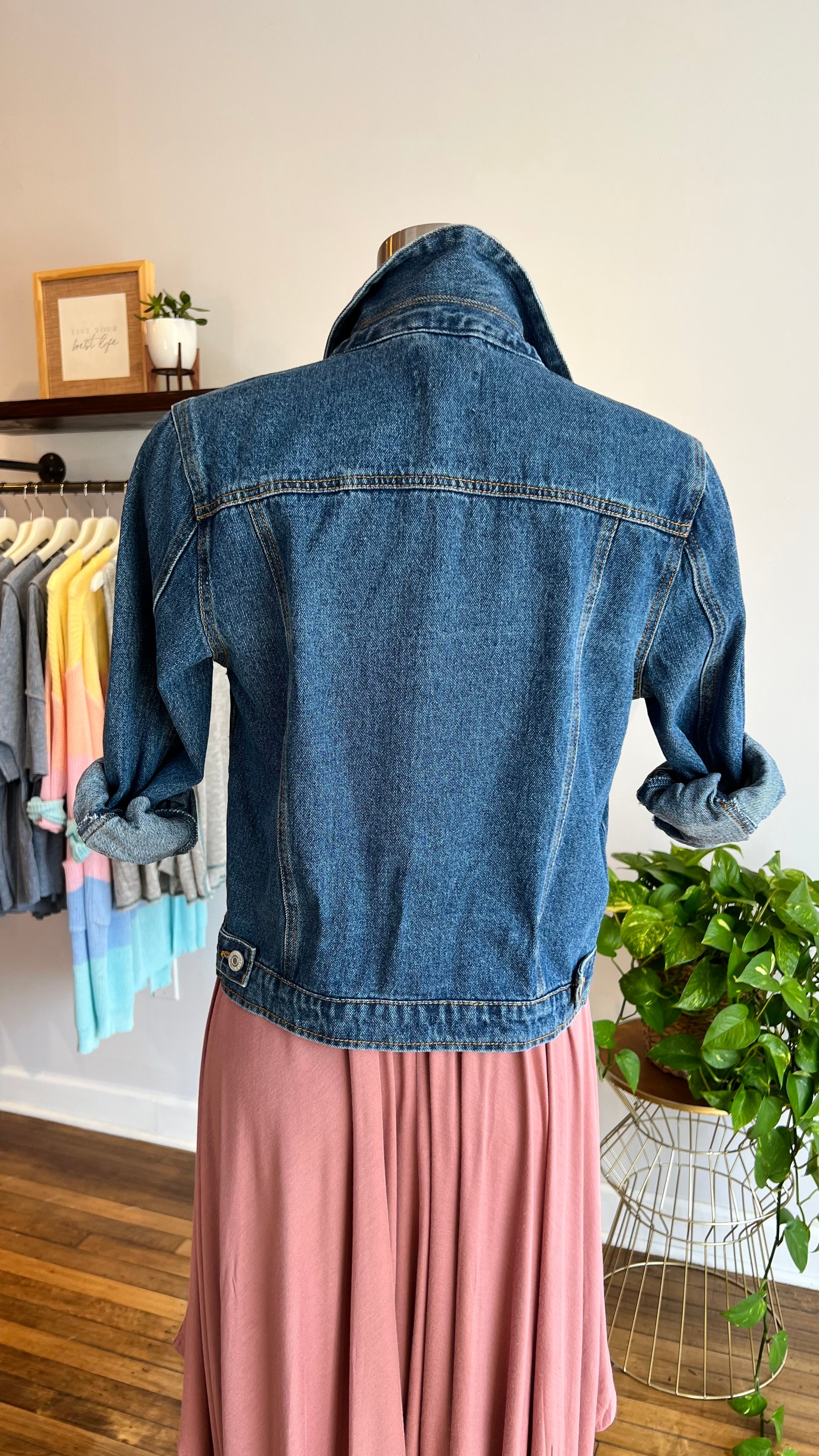 Distressed Denim Jacket